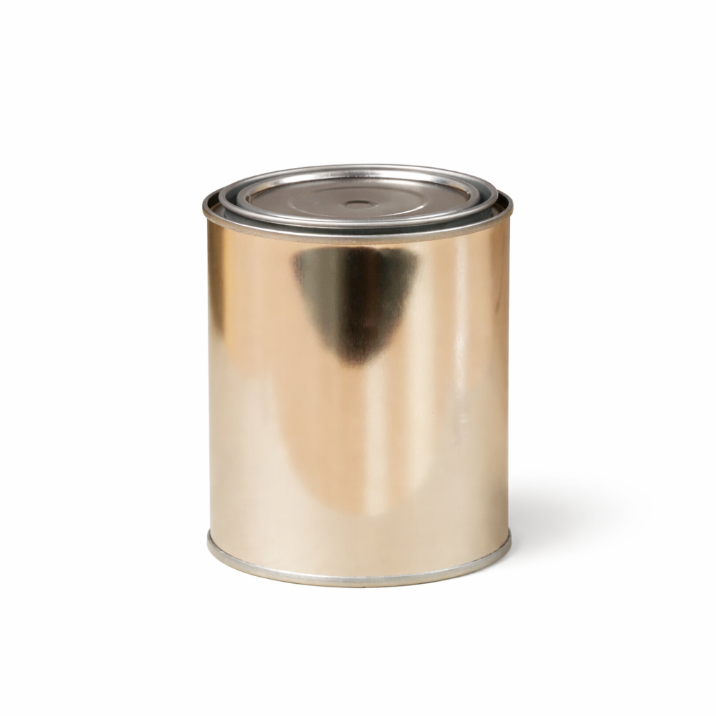 Metal Open Top Can & Lid 1Lt