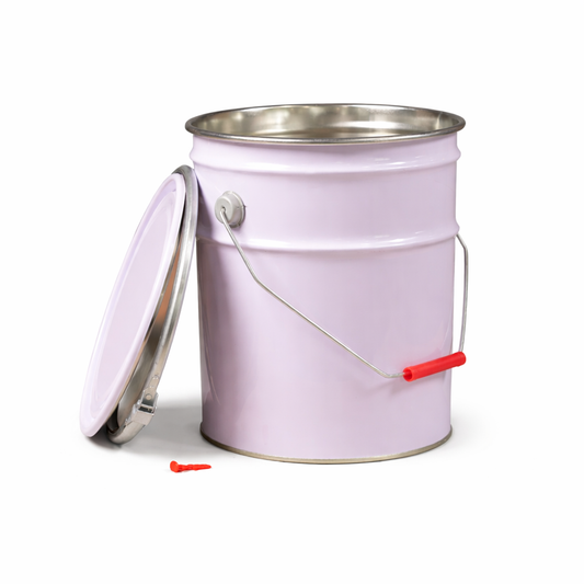 10Lt Metal Open Top Lock Lid