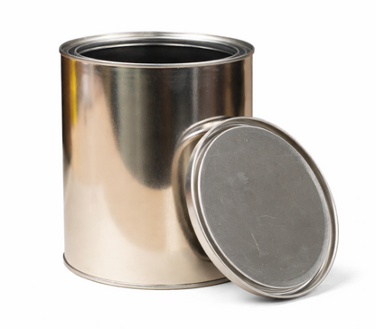 Metal Open Top Can & Lid 4Lt