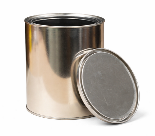 Metal Open Top Can & Lid 4Lt