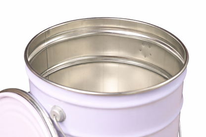 20Lt Metal Pail & Lid with Lock Ring