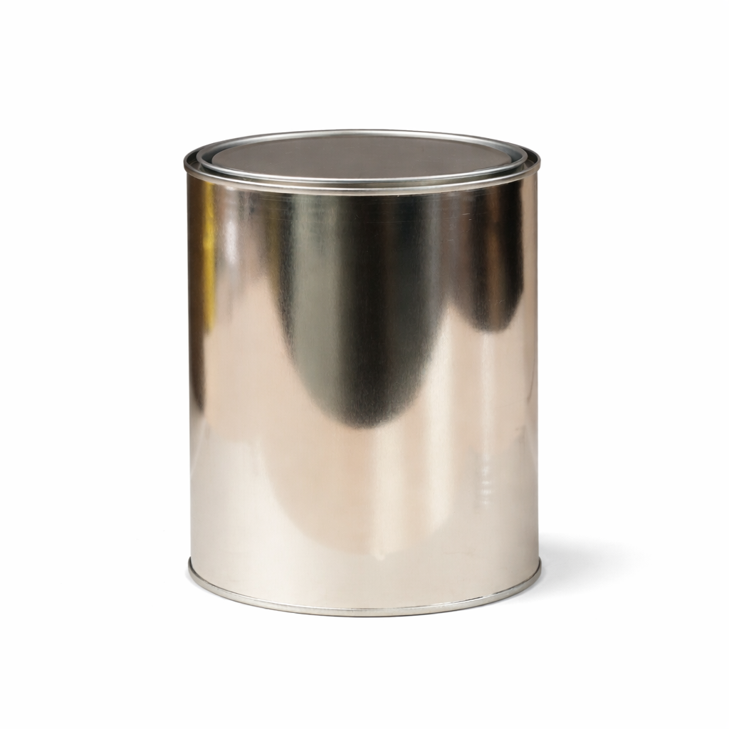 Metal Open Top Can & Lid 4Lt