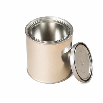 Metal Open Top Can & Lid 1Lt
